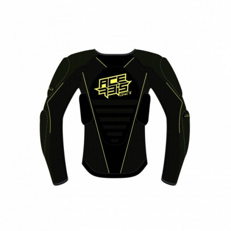 Harnais De Sécurité Acerbis X-FIT Future Level 2 – Noir/Jaune – Taille L/XL – Pour Moto, Robuste - 8