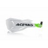 Proteção de mão ACERBIS X-FACTORY - WHITE/FLUO GREEN